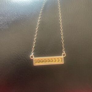 Anna Beck Adjustable bar necklace, worn only twice!